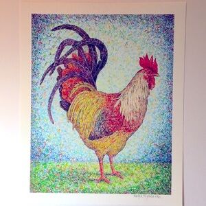 M M CHICKEN Giclee print on premium paper
